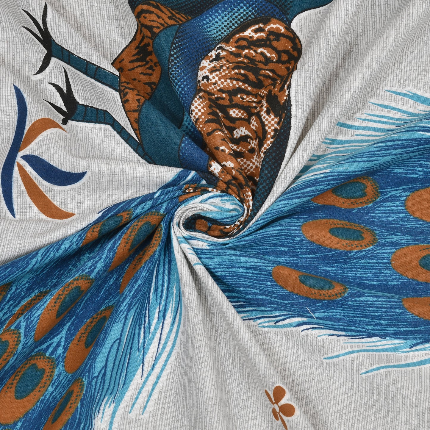 Sanganeri Jaipuri Printed Double Size Bedsheet With 2 Pillow Covers