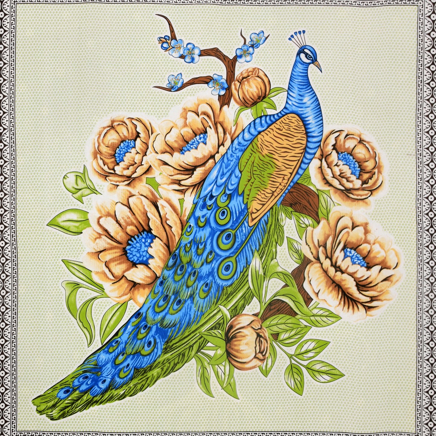 Sanganeri Jaipuri Printed Double Size Bedsheet With 2 Pillow Covers
