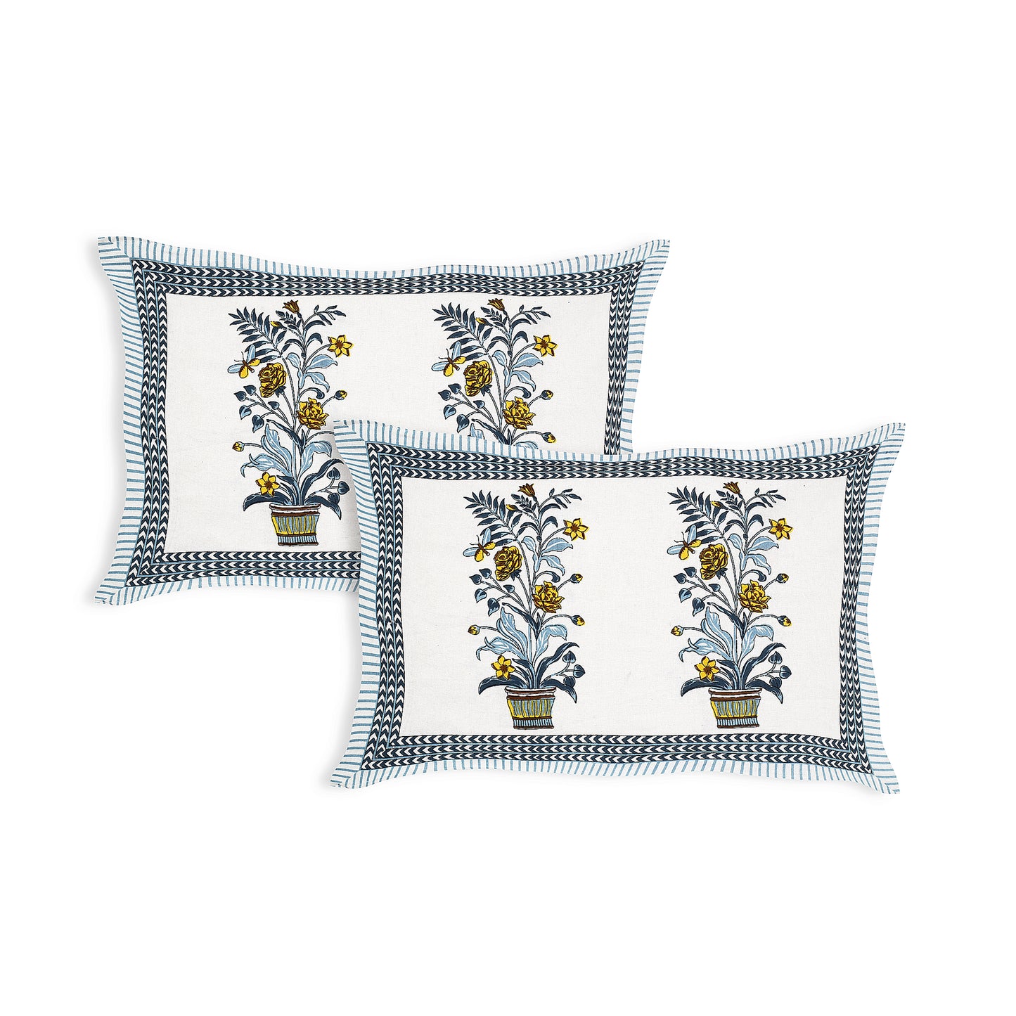 Rajasthani Jaipuri Traditional King Size Bedsheet With 2 Pillow Covers