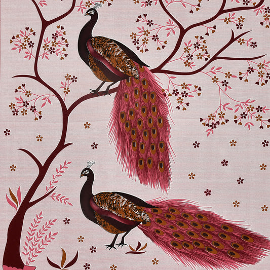 Sanganeri Jaipuri Printed Double Size Bedsheet With 2 Pillow Covers