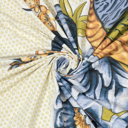 Sanganeri Jaipuri Printed Double Size Bedsheet With 2 Pillow Covers