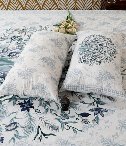 Rajasthani Jaipuri Traditional King Size Bedsheet With 2 Pillow Covers