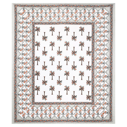 Rajasthani Jaipuri Traditional King Size Bedsheet With 2 Pillow Covers