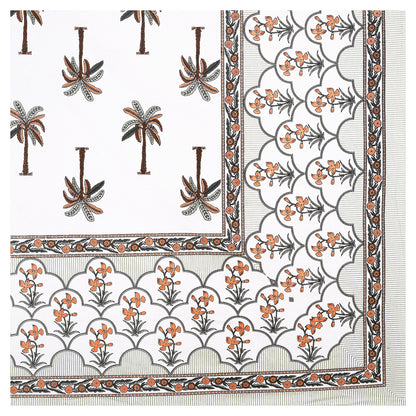 Rajasthani Jaipuri Traditional King Size Bedsheet With 2 Pillow Covers