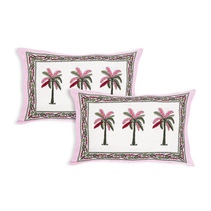 Rajasthani Jaipuri Traditional King Size Bedsheet With 2 Pillow Covers