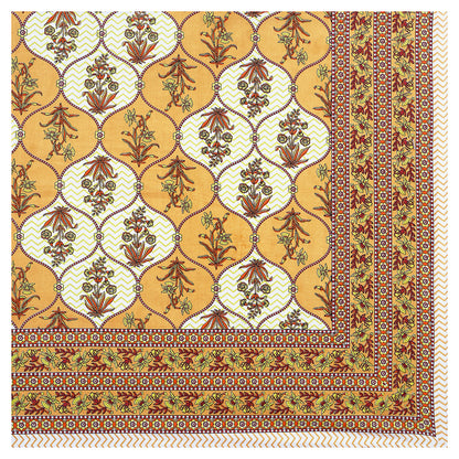 Rajasthani Jaipuri Traditional King Size Bedsheet With 2 Pillow Covers